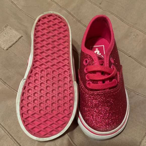 Sparkly pink Vans - Picture 2 of 3